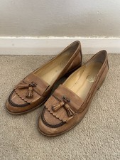 HB Espana Leather Brown Flat