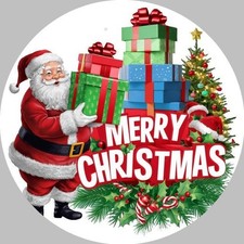 Merry Christmas Edible Cake