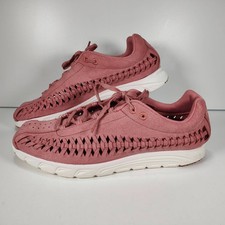 Nike Wmns Mayfly Woven Red Stardust Suede Trainers UK 8 833802-601