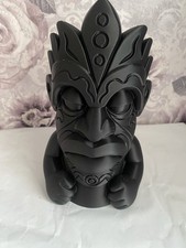 Tiki head sculpture garden - head,