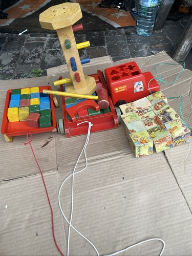 Selection old wooden - wooden, toys