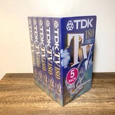 TDK TV 180 3 Hour VHS Blank