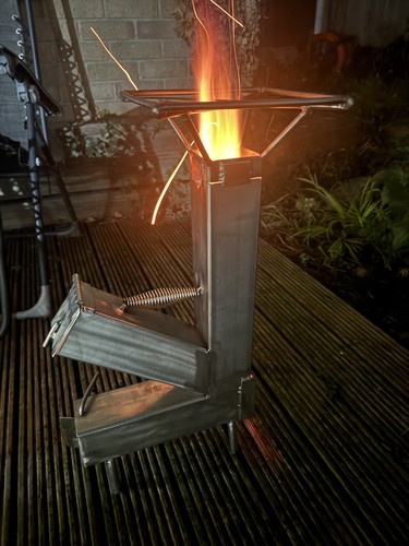 Rocket stove stainless - ,