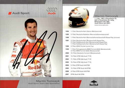 Martin tomczyk audi team - audi, abt