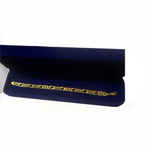 22ct gold curb chain men - gold,