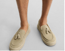 Zara Mens Luxurious Smart Leather Loafer UK 9 EU 43  RRP £99.99 Offers Welcome