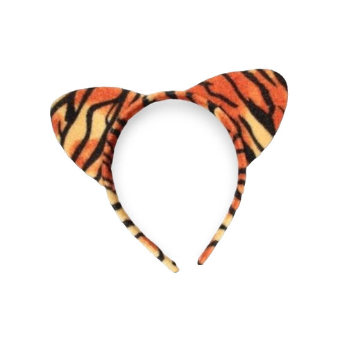 Soft furry tiger animal print - soft,