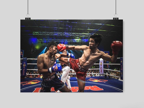Muay thai boxing - muay, punch