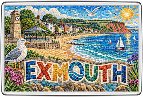 Exmouth devon coast mosaic - exmouth,