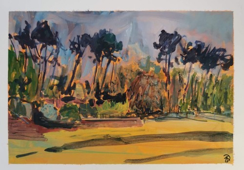 Original acrylic painting - , a3