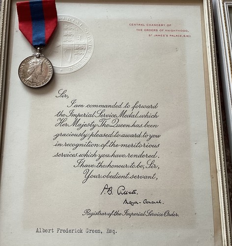 Two medals albert frederick - two,