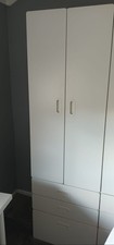 IKEA Stuva White Wardrobe with Drawers 193cm x 60cm x 51cm Excellent Condition