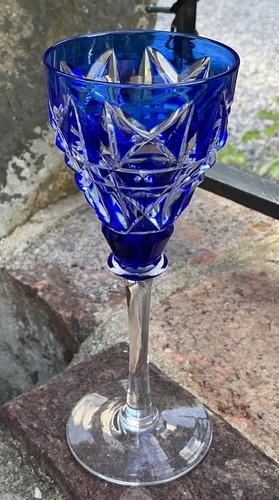 Vintage cobalt blue cut - blue, to