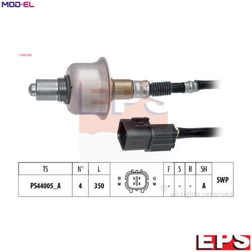 Lambda sensor 998 276 - lambda, 1.998.276