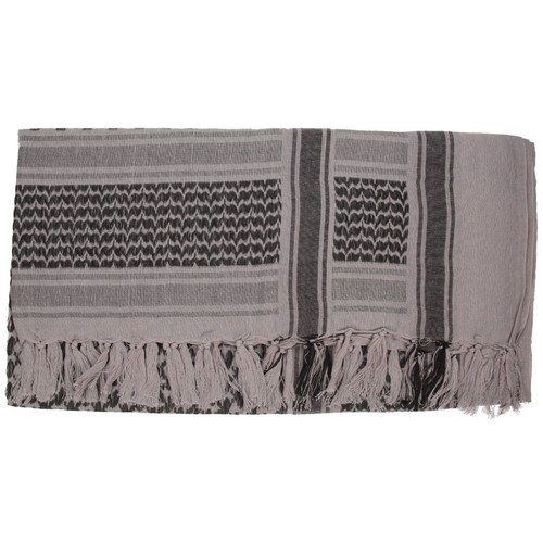 Warm grey cotton - mens, scarf