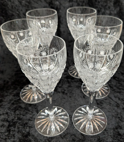 Bohemian crystal wine glasses - bohemian,