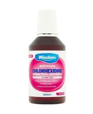 Wisdom Chlorhexidine 300ml Antibacterial Mouthwash