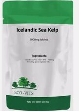 Icelandic Sea Kelp 5000MG High Strength Tablets – Thyroid & Metabolic Support