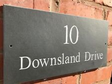 PERSONALISED RIVEN SLATE DOOR