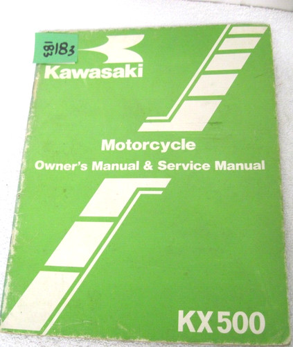 Kawasaki kx500 motorcycle - kx500-a2,