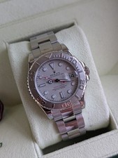 Rolex Yachtmaster 168622 SS Platinum 35mm Silver Dial Midsize 2006