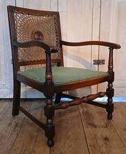 STUNNING ANTIQUE BERGERE CHAIR