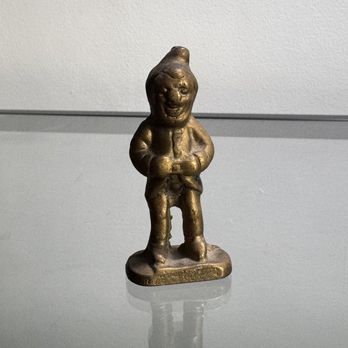 Vintage cast brass leprechaun - vintage,