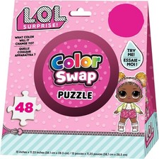 LOL Surprise 48 Piece Color Swap Puzzle LOT OF 4 PACKS