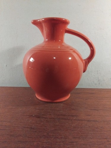 Fiesta ware pitcher orange - fiesta,