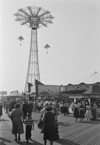 Fairground stalls coney - coney, island
