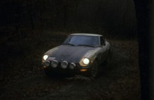 Datsun 240 Z Motor Racing 1972 Rally Car Historic Old Photo