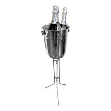 Champagne Bucket Folding Stand Stainless Steel Bucket Holder Ice Bucket Stand