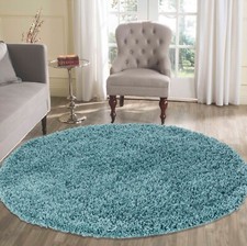 Shaggy Rugs Circular Round