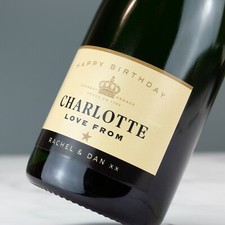 Personalised champagne bottle - champagne,