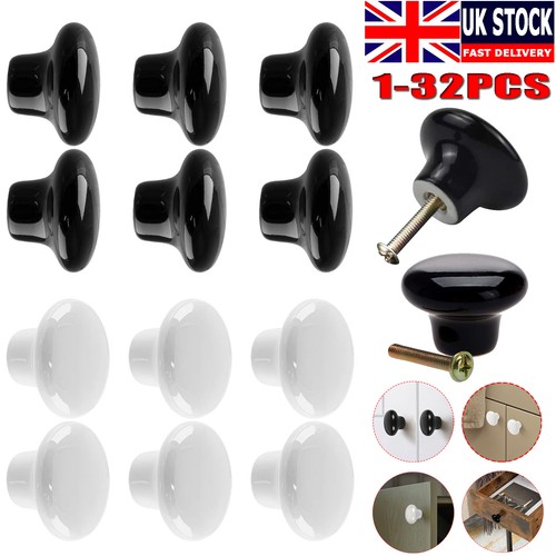 32pcs ceramic door - door, knobs