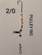 Heavy Duty Pulley Rig 2/0 Hook