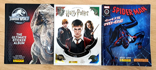 Panini albums jurassic - panini, x3