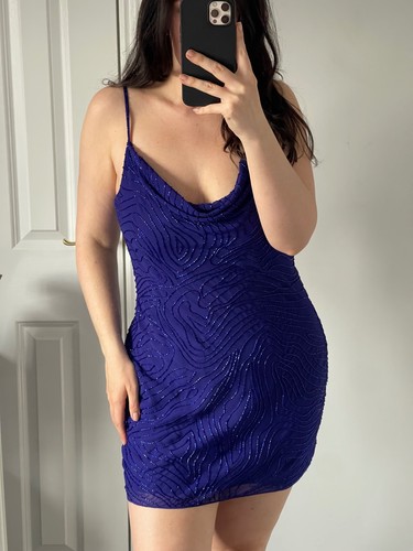 Rat boa blue purple beaded - rat, &
