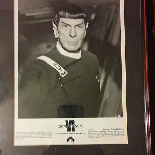 Leonard nimoy signed spock - signed,