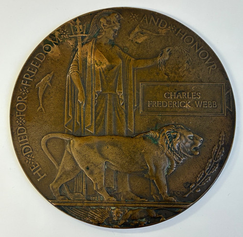 Wwi death penny memorial - death,