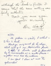 Hand written letter signed by