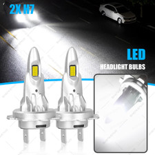 FOR VW GOLF MK5 6-7 2X LED 6000K WHITE HEADLIGHT BULBS H7 DIP BEAM LIGHT GTi TDi