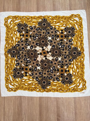 Chanel silk scarf vintage - scarf,
