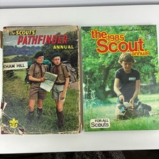 2 Vintage Hardback SCOUTS ANNUALS - Scouts Pathfinder 1966 & SCOUTS 1985