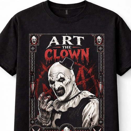Terrifier art the clown horror - art,