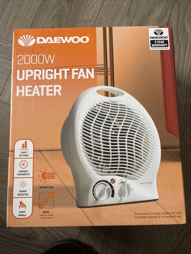 Daewoo upright fan heater - daewoo,
