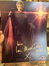 Ian Mckellen Signed 10x8