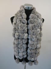 100% Real Rabbit Fur Pom Poms