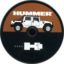 HUMMER H1 CD-ROM PC Press Kit Military Humvee M998 GM Army Vehicle DARPA Photos