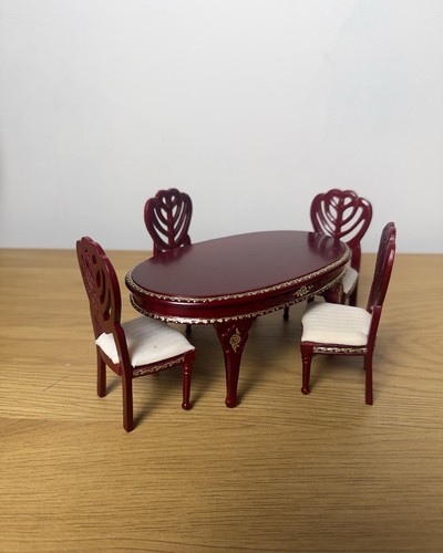 Dolls house mahogany dining - house,